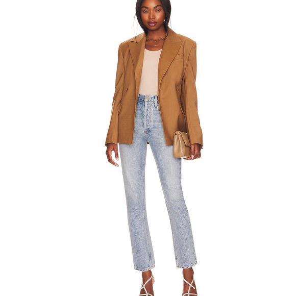 AGOLDE Riley High Rise Straight Crop in Renewal 23 - Picture 1 of 11